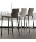 SGABELLO 538 VOGUE STOOL IN ECOPELLE